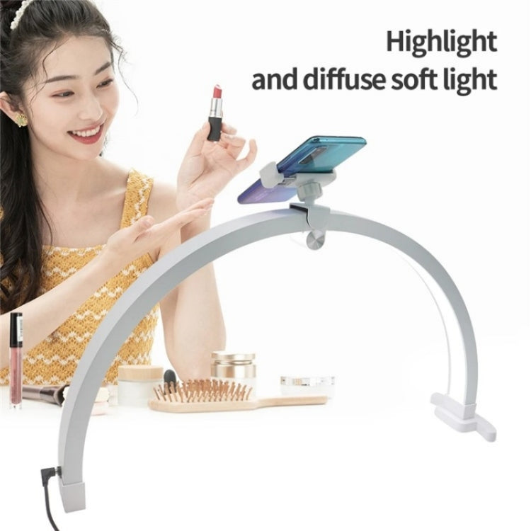 Lampada per nail art con controllo touch, lampada a mezzaluna pieghevole M12X a LED, lunghezza: 56 cm, US Plug, UK Plug, EU Plug, AU Plug