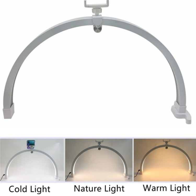 Lampada per nail art con controllo touch, lampada a mezzaluna pieghevole M12X a LED, lunghezza: 56 cm, US Plug, UK Plug, EU Plug, AU Plug