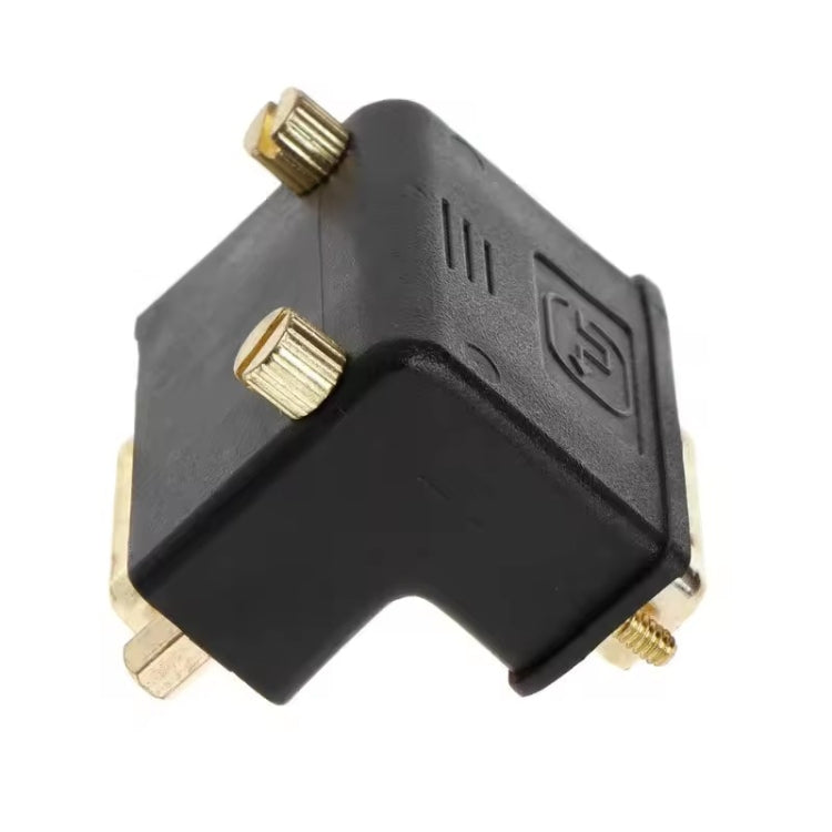 Adattatore di estensione DVI 24+5 DVI-I digitale dual link maschio-femmina ad angolo retto da 90 gradi per monitor LCD HDTV