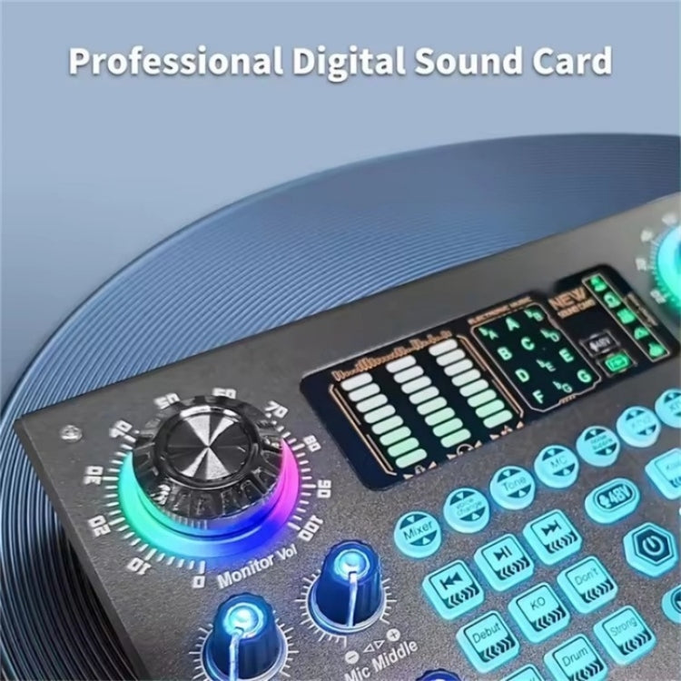 Mixer audio mobile per scheda audio karaoke con registrazione in streaming live C100, C100
