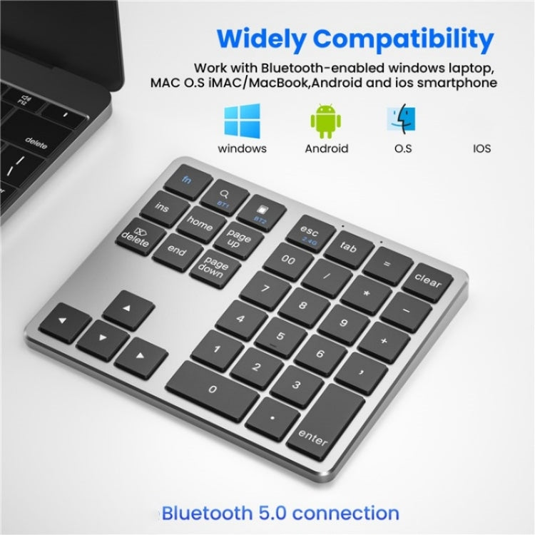 K-35 Tastiera per computer portatile Accessori per tablet a 35 tasti Tastiera Bluetooth