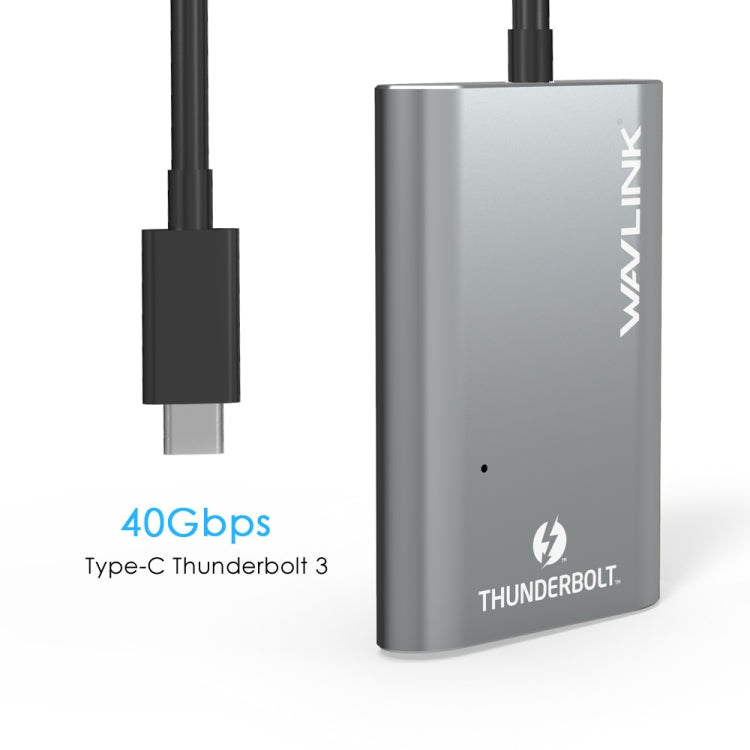 WAVLINK UTA21D DP 4K/5K/8K Video Thunderbolt 3 da tipo C a doppio adattatore DisplayPort, UTA21D