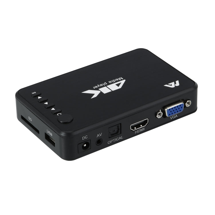 Lettore HDD 4K 30HZ Lettore disco AV+VGA+HDMI Scheda SD U, US, EU, UK