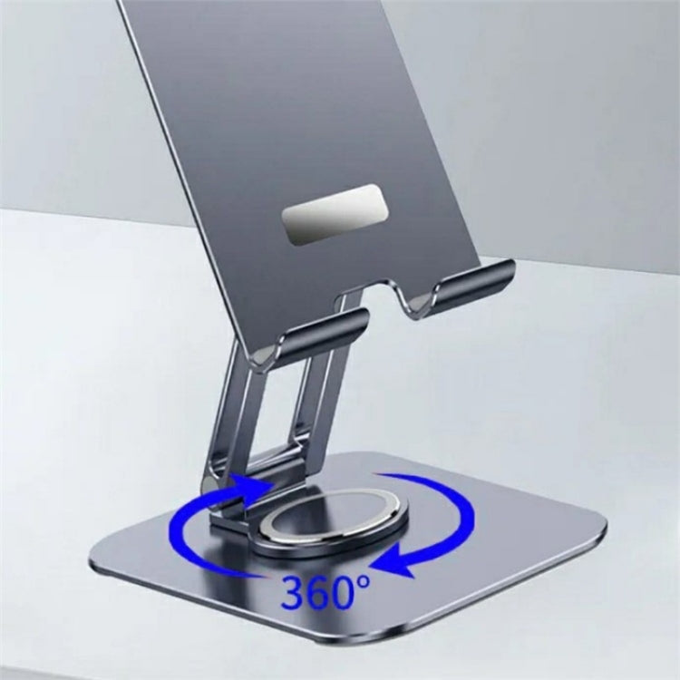 Supporto per telefono da tavolo in lega di alluminio con supporto girevole per tablet cellulare JMARY MK-61, MK61