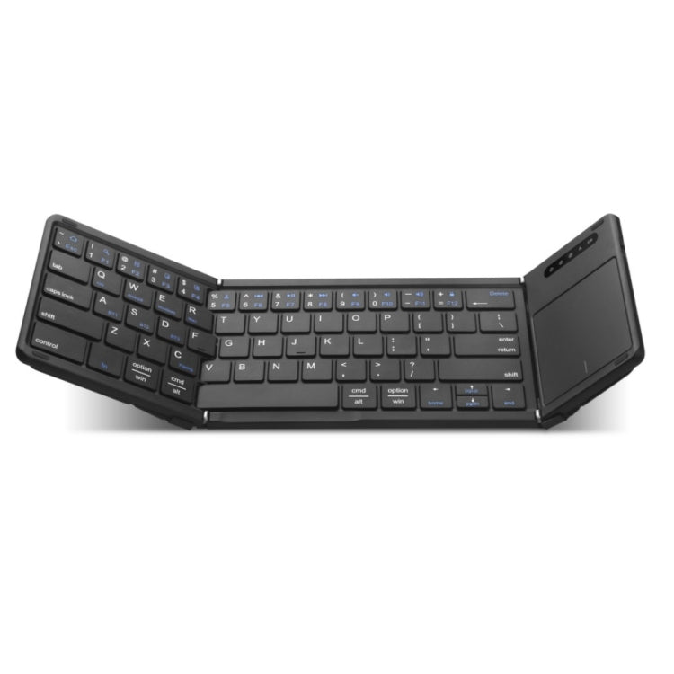 B077T Con Touchpad Tastiera Bluetooth wireless pieghevole in pelle PU, B077T