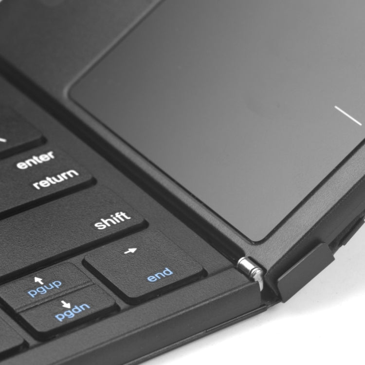 B077T Con Touchpad Tastiera Bluetooth wireless pieghevole in pelle PU, B077T