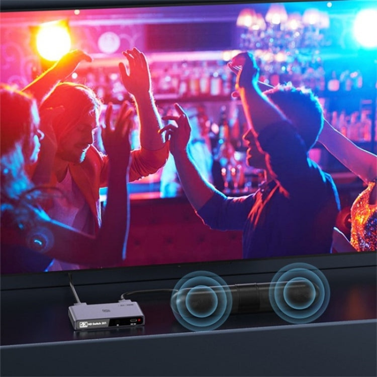 Q301 4K / 60 Hz HD Video Adattatore in lega di alluminio 3 ingressi 1 uscita HDMI Switcher