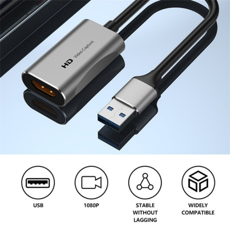 C31 per la registrazione di giochi, cavo adattatore per scheda di acquisizione video HD da USB a HDMI in streaming live, C31