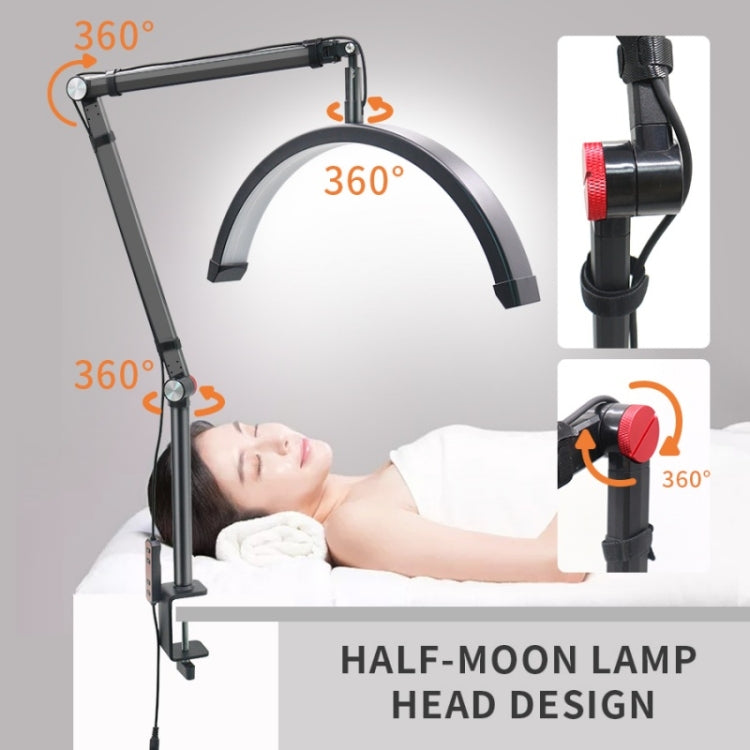 Lampada tecnologica per ciglia a mezza luna con luminosità regolabile HD-M3X Pro da 16 pollici, US Plug, EU Plug, UK Plug, AU Plug