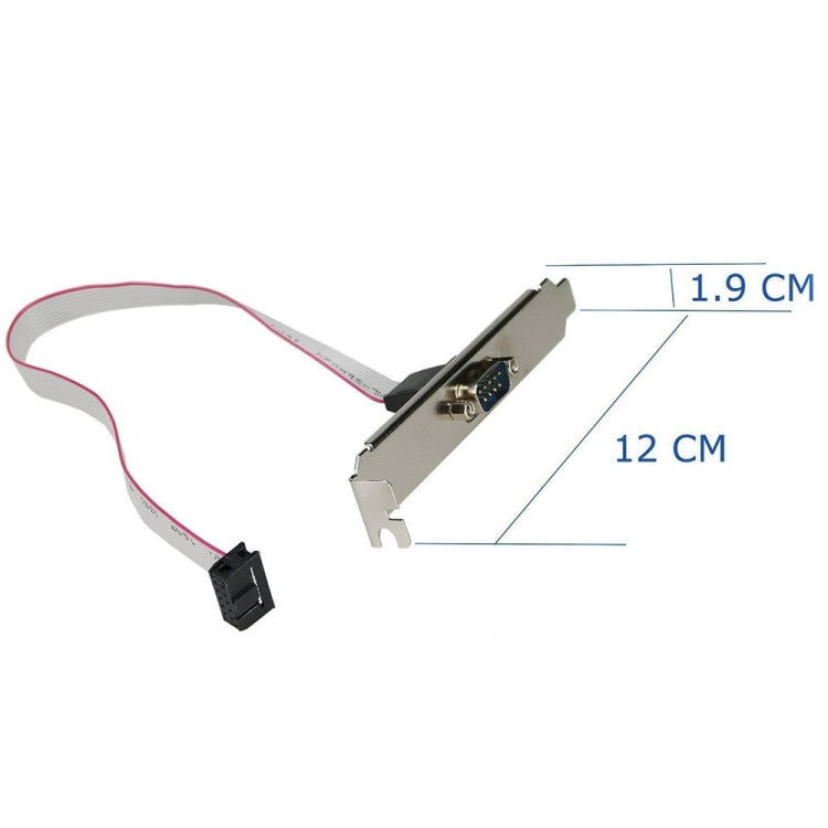 Cavo piatto DB9 9 pin maschio a IDC 10 pin femmina JUNSUNMAY, cavo seriale RS232, intestazione, 28 cm