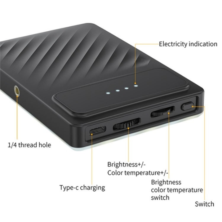 V16WS Cellulare / Tablet / Laptop Pocket Fill Light 24 Effetti Luce RGB Senza Schermo