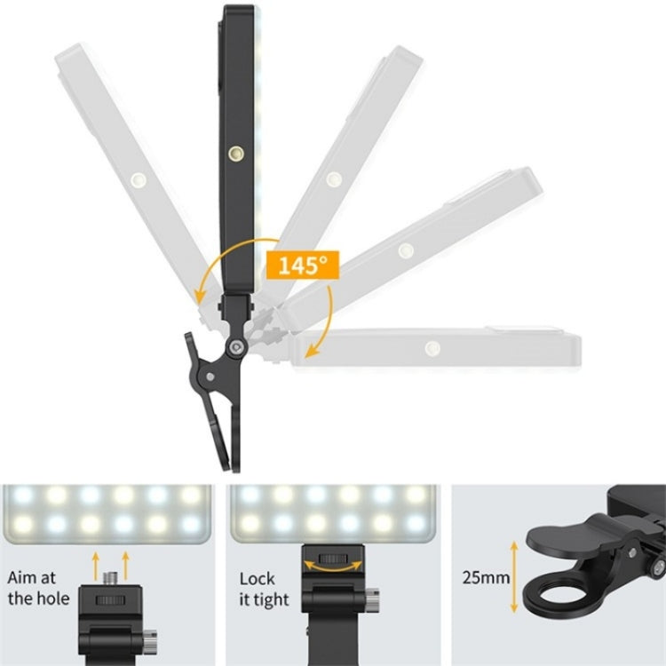 V16WS Cellulare / Tablet / Laptop Pocket Fill Light 24 Effetti Luce RGB Senza Schermo