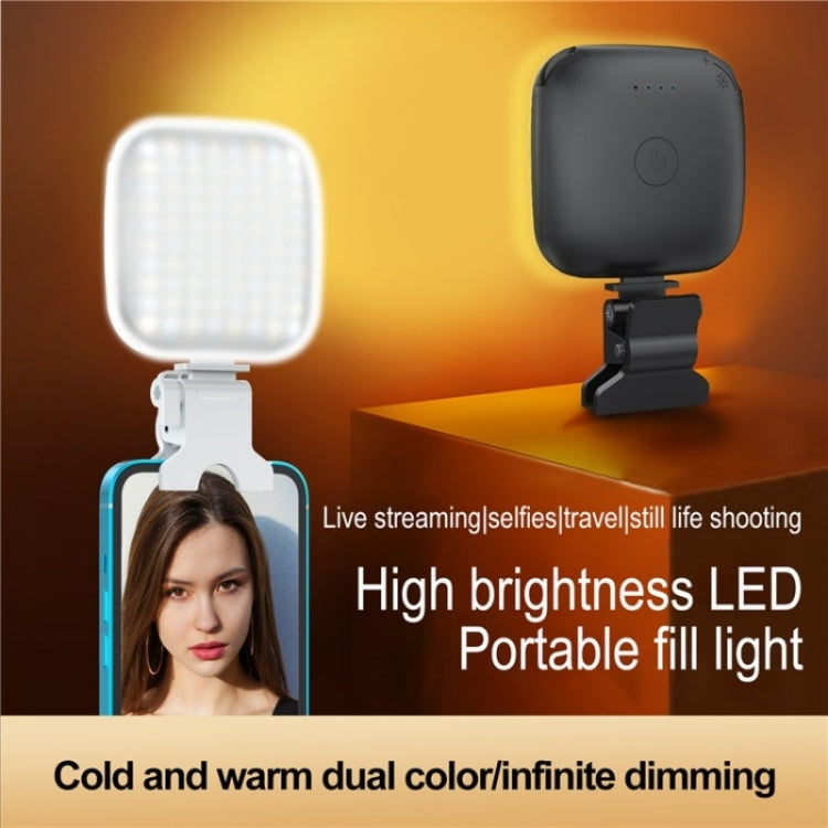 V15 Mini Clip-On Portatile LED Riempimento Luce Telefono Laptop Video Conferenza Live Streaming Lampada Riempimento, V15