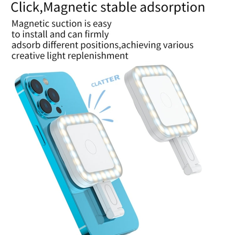 V18 Lampada portatile per selfie magnetica con luce LED per lo streaming live della bellezza della pelle