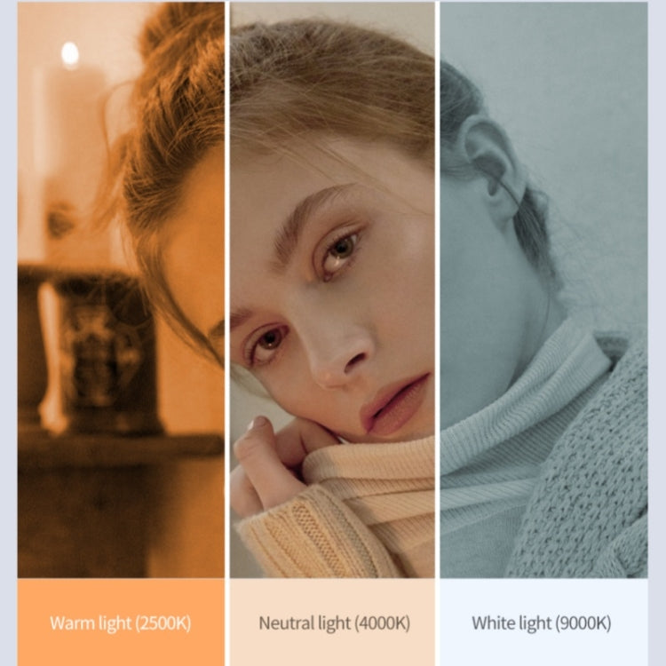 D01 Luce di riempimento LED per fotografia dimmerabile Mini fotocamera portatile Luce di riempimento RGB per telefono, D01