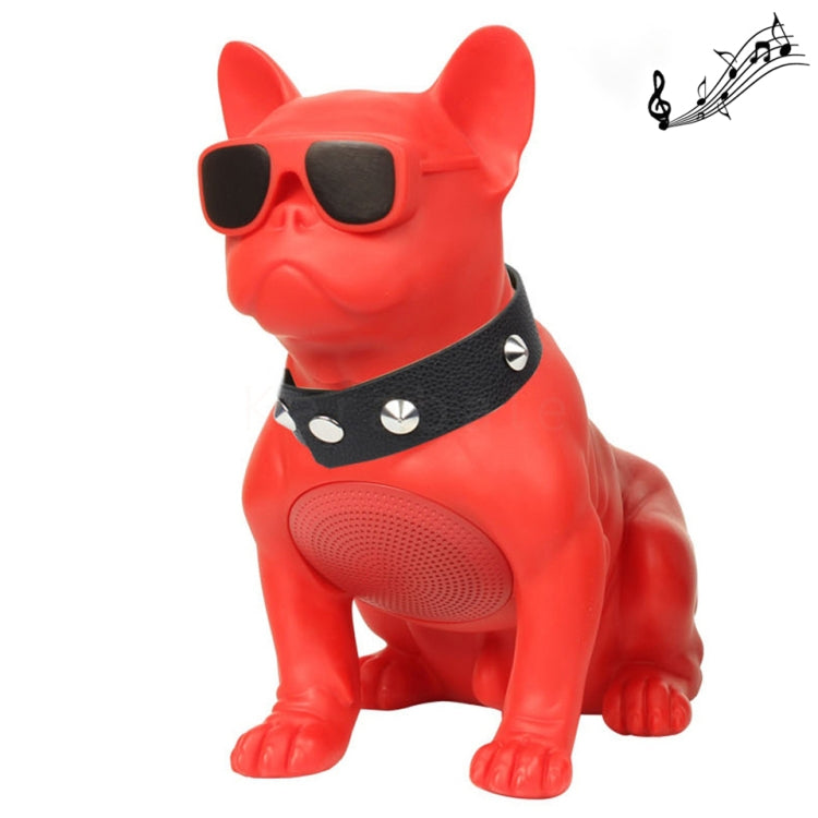 Altoparlante Bluetooth wireless stereo Bulldog CH-M10, supporto scheda TF / disco U / FM, White, Red