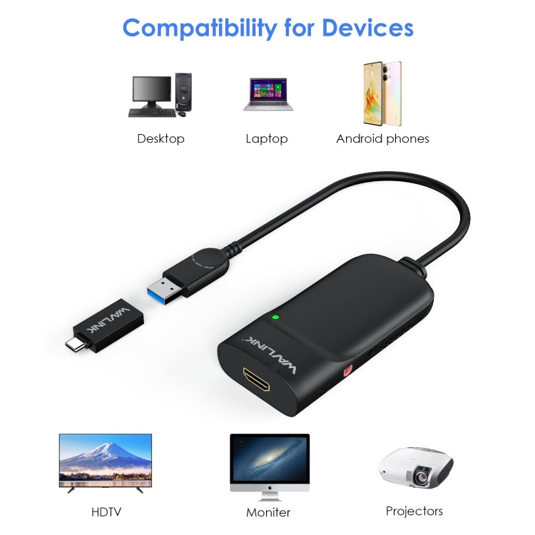 Adattatore grafico video USB 3.0 a HDMI/multi monitor super veloce WAVLINK UG3501H
