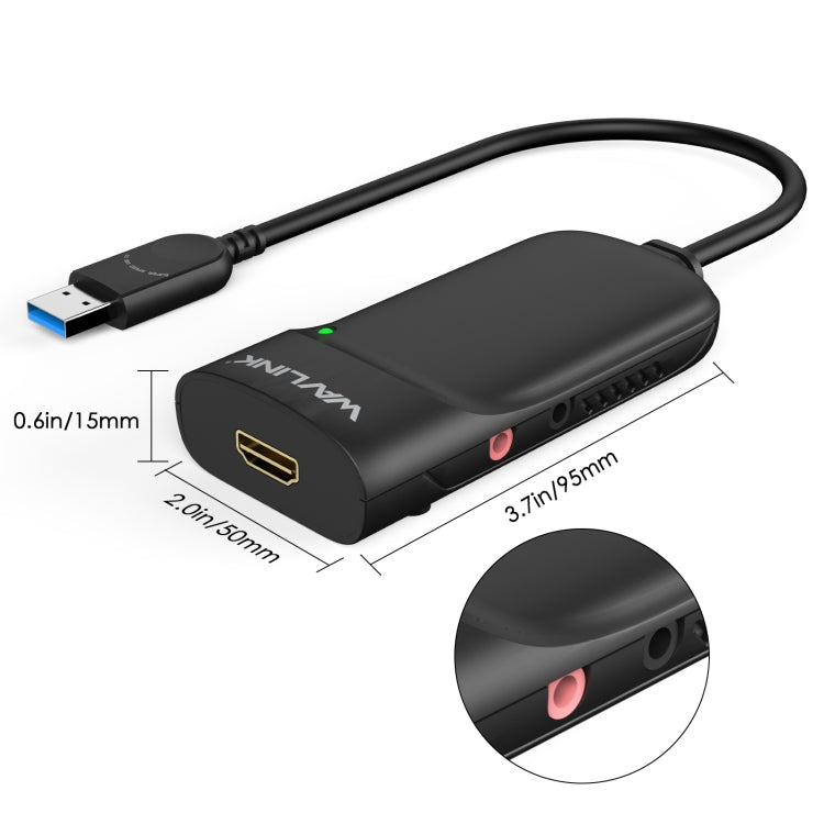 Adattatore grafico video USB 3.0 a HDMI/multi monitor super veloce WAVLINK UG3501H