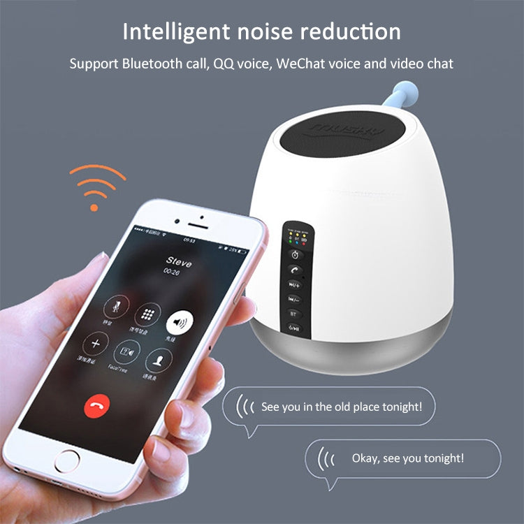 MUSKY DY50 Luce LED, altoparlante subwoofer Bluetooth wireless portatile