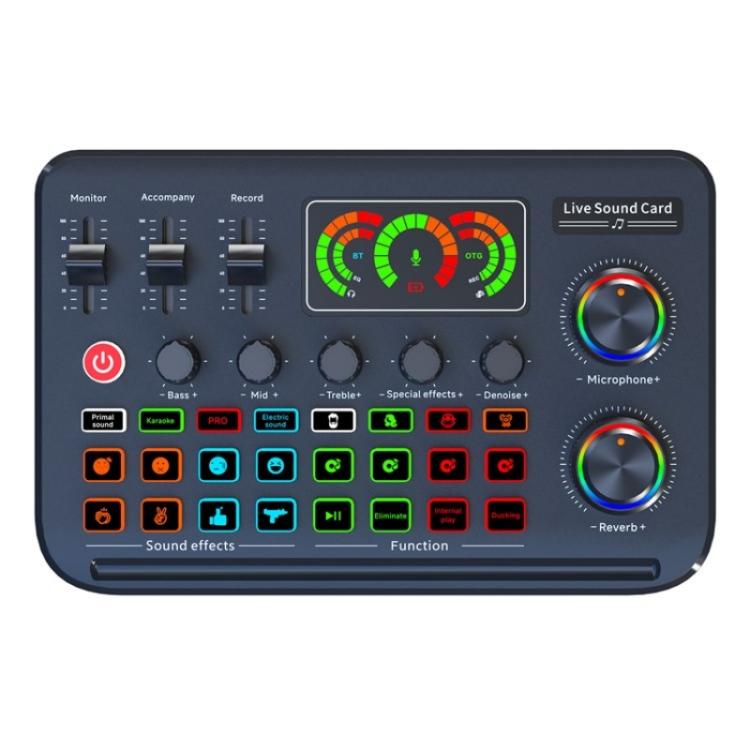 F996 Max Live Streaming / Gaming / Canto Mixer audio Scheda audio microfono USB, F996 Max
