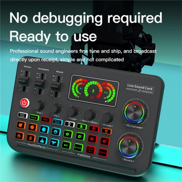 F996 Max Live Streaming / Gaming / Canto Mixer audio Scheda audio microfono USB, F996 Max