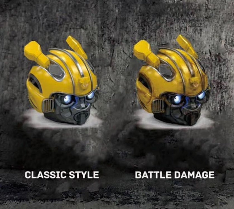 Altoparlante Bluetooth 5.0, altoparlante Cartoon Bumblebee, supporto TF, funzione FM, materiale metallico