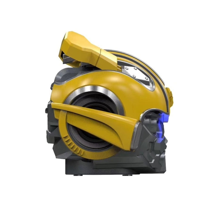 Altoparlante Bluetooth 5.0, altoparlante Cartoon Bumblebee, supporto TF, funzione FM, materiale metallico
