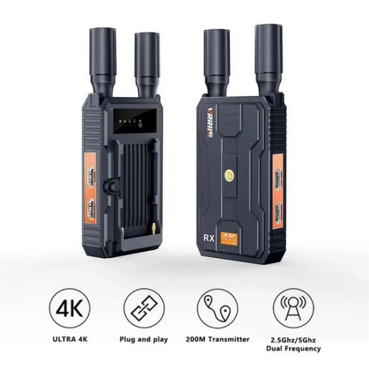 VRRIIS 097 Kit di estensione wireless HDMI video HD 4K Trasmettitore ricevitore wireless audio video, US Plug, UK Plug, EU Plug, AU Plug