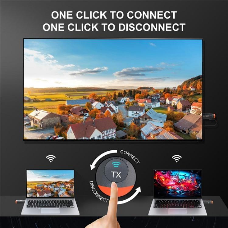 VRRIIS 093 Trasmettitore video ad alta definizione Ricevitore Extender HDMI wireless, 093