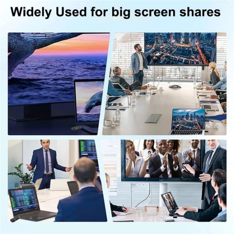 BOVBOX 091-HD Conferenza Uso 100M Wireless WiFi HDMI Extender Video Trasmettitore Ricevitore, US Plug, UK Plug, EU Plug, AU Plug