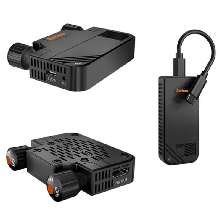 BOVBOX 091-TC per telefono proiettore USB C trasmettitore e ricevitore wireless estensore video, US Plug, UK Plug, EU Plug, AU Plug