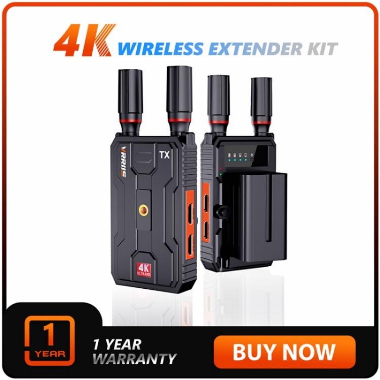VRRIIS 097PRO Trasmettitore ricevitore wireless audio video streaming live all'aperto Extender HD 4K, US Plug, UK Plug, EU Plug, AU Plug
