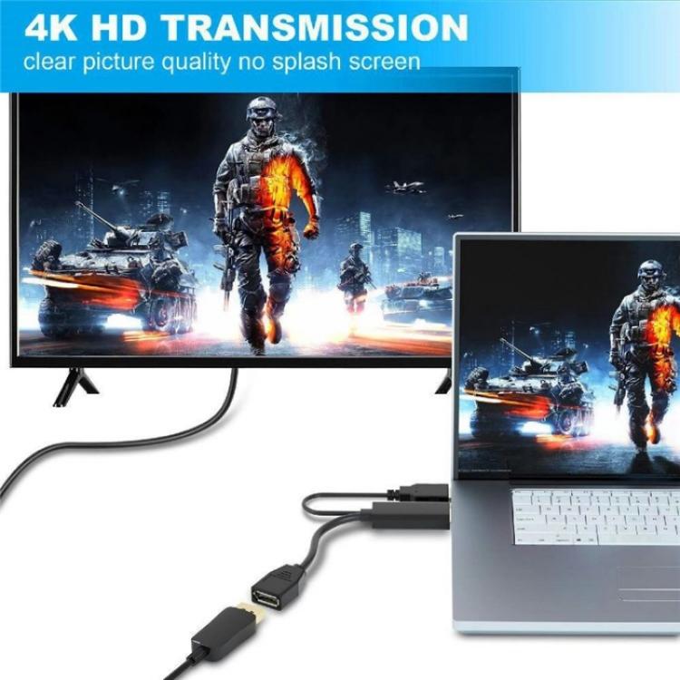 Convertitore HD1 HDMI 2.0b maschio a DP 1.4 femmina 4K 60Hz Cavo adattatore HDMI a DisplayPort