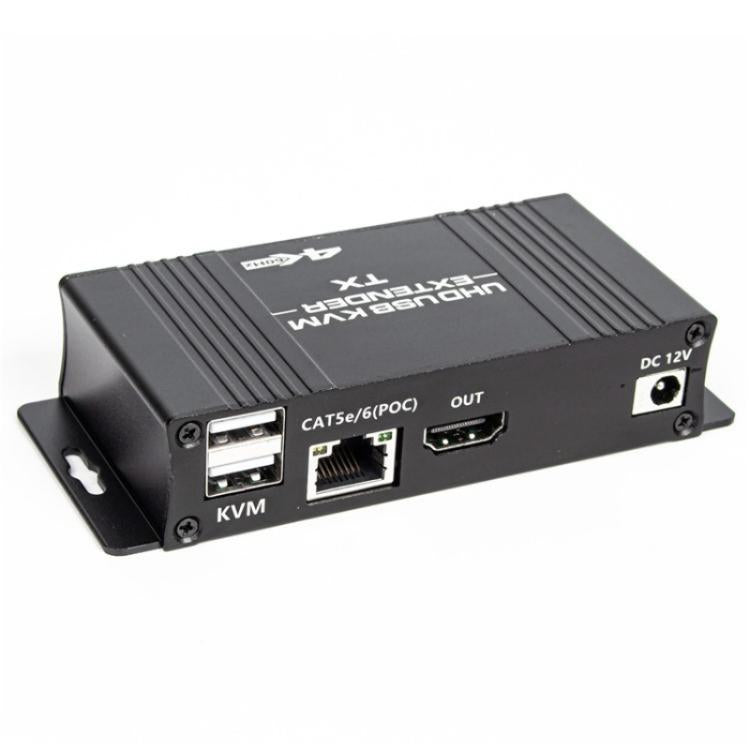 D5-1 / D6-1 80m Cat6 / 5e Network Cable Extender Computer Control HDMI KVM Extender, US Plug, EU Plug