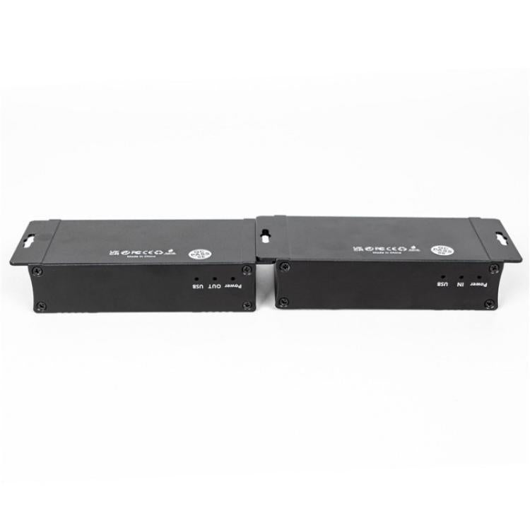 D5-1 / D6-1 80m Cat6 / 5e Network Cable Extender Computer Control HDMI KVM Extender, US Plug, EU Plug