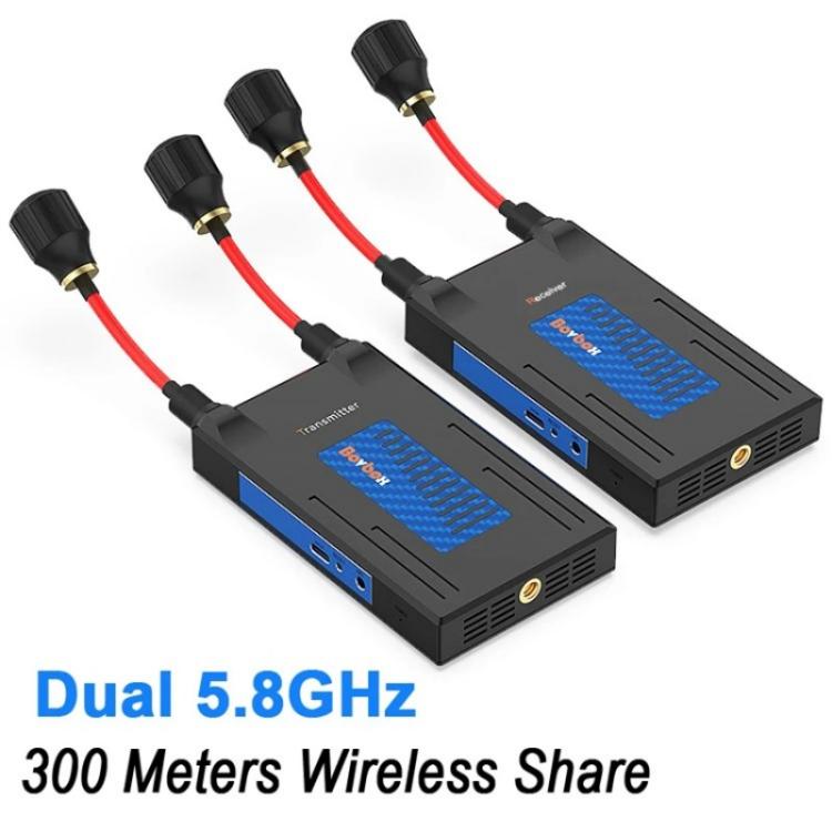 BOVBOX 092 Pro Audio Video Transmitter Receiver 300m Wireless HDMI Extender, US Plug, UK Plug, EU Plug, AU Plug