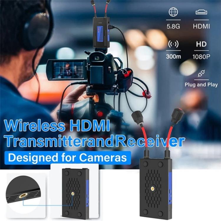 BOVBOX 092 Pro Audio Video Transmitter Receiver 300m Wireless HDMI Extender, US Plug, UK Plug, EU Plug, AU Plug