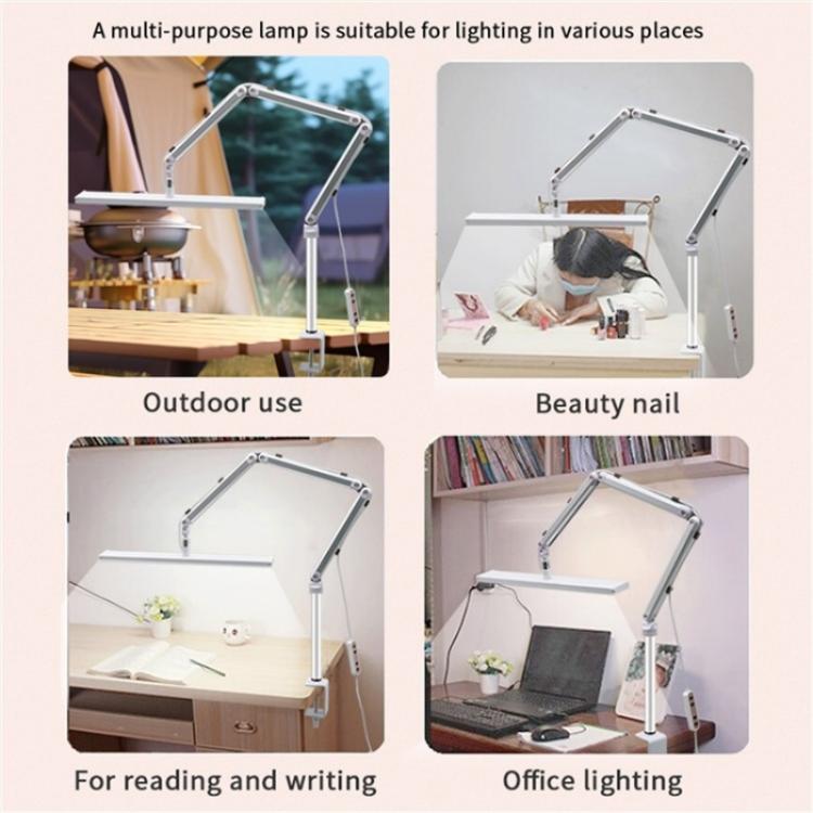 S001 Foldable Eyelash Extension LED Light Clip On Beauty Salon Tattoo Lamp, US Plug, UK Plug, EU Plug, AU Plug