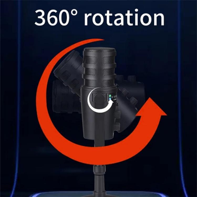 JMARY MC-PW12 360 Degree Rotating USB Desktop Microphone, MC-PW12