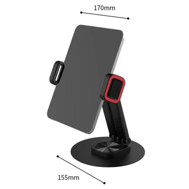 JMARY MK63 Foldable 360 Degree Rotating Base Desktop Phone Tablet Holder, MK63