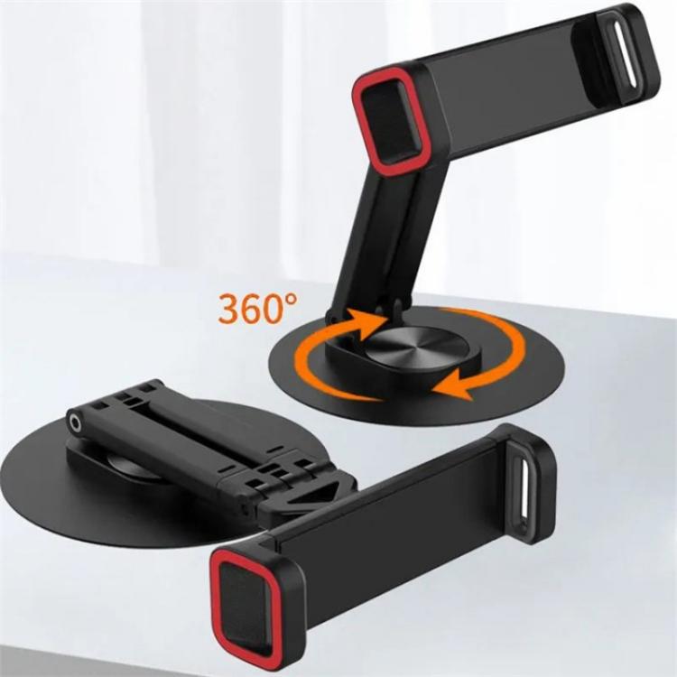 JMARY MK63 Foldable 360 Degree Rotating Base Desktop Phone Tablet Holder, MK63