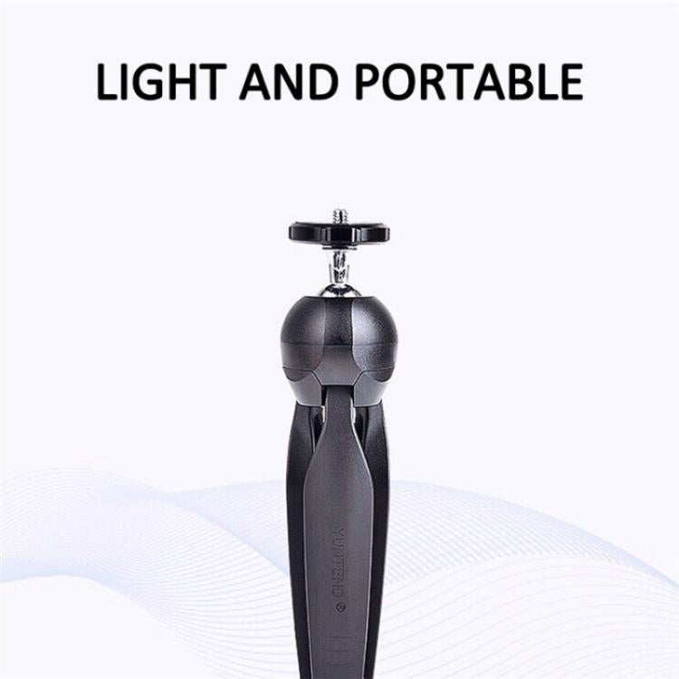 YUNTENG YT-228N 1 / 4 Screw Interface Phone SLR Camera Holder Portable Mini Selfie Stick Tripod, YT-228N