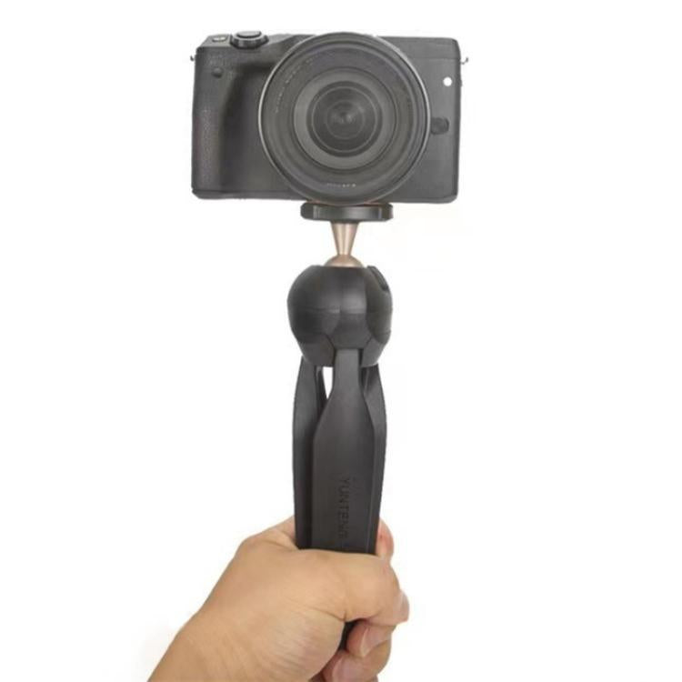 YUNTENG YT-228N 1 / 4 Screw Interface Phone SLR Camera Holder Portable Mini Selfie Stick Tripod, YT-228N