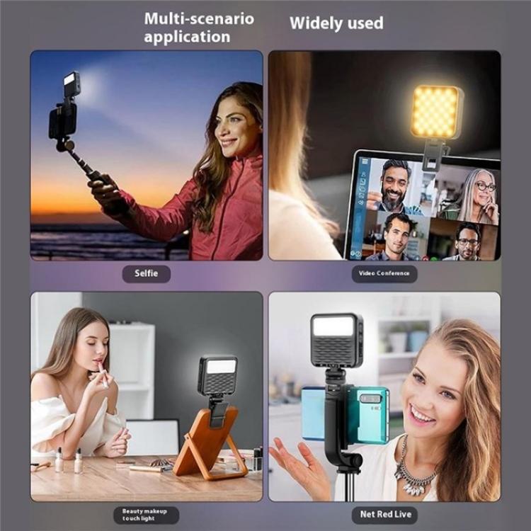 C49 Dual Side Fill Light Mini Portable 3 Color Temperatures Photography Video Light, C49