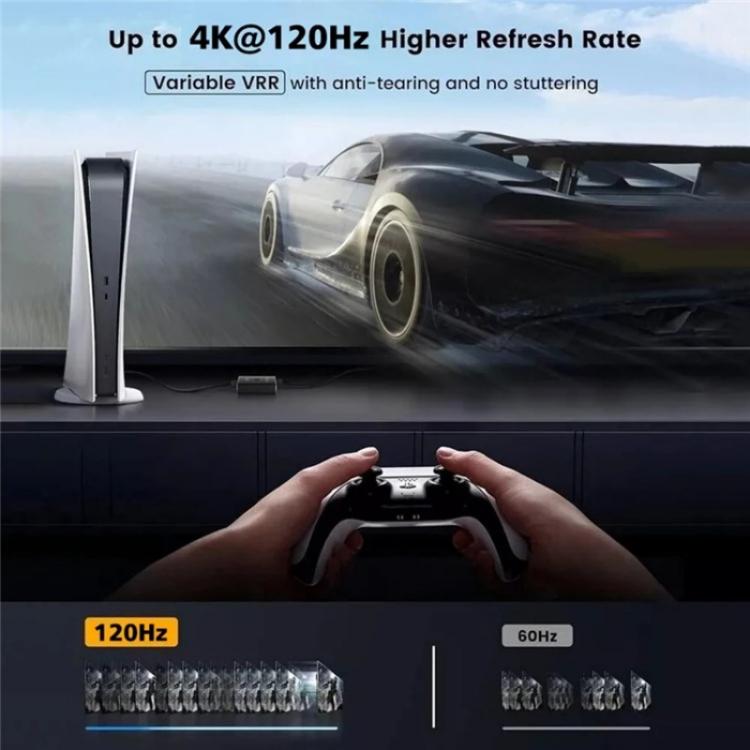 U8K1 Support 100W Fast Charging TYPE C Bidirectional Switcher USB C 40Gbps 8K Video Output, U8K1