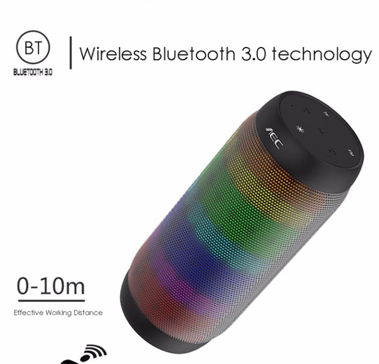 Altoparlante stereo HiFi wireless LED colorato BQ615 PRO, combina Bluetooth + lettore di schede TF + radio FM + AUX + NFC, BQ615 PRO
