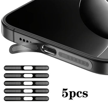 Set 5 coperture antipolvere metalliche per iPhone Air