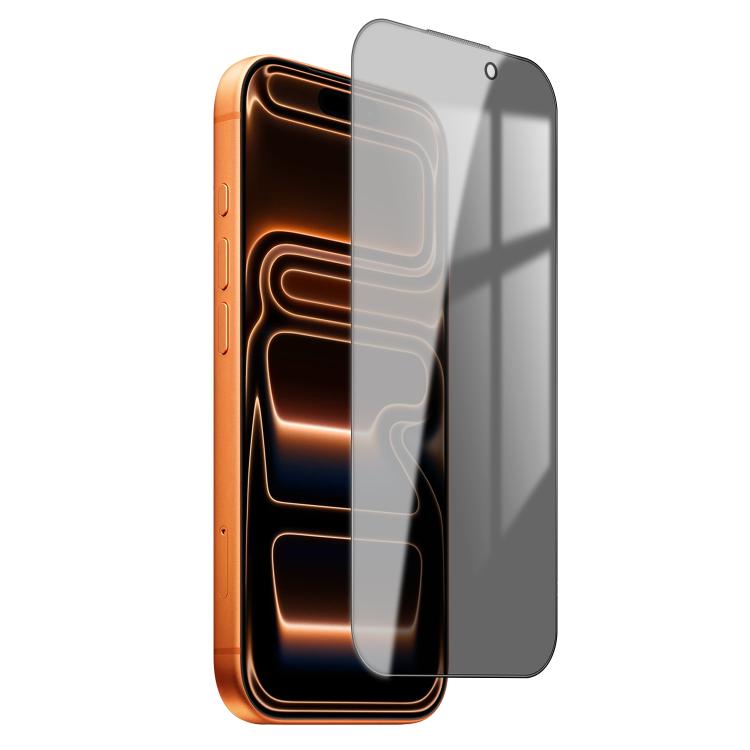 Pellicola per vetro temperato antiriflesso AR ad alto contenuto di allumina, serigrafata per la privacy., For iPhone 17 Pro Max, For iPhone 17 Pro, For iPhone 17, For iPhone Air, For iPhone 16 Pro Max, For iPhone 16 Pro, For iPhone 16