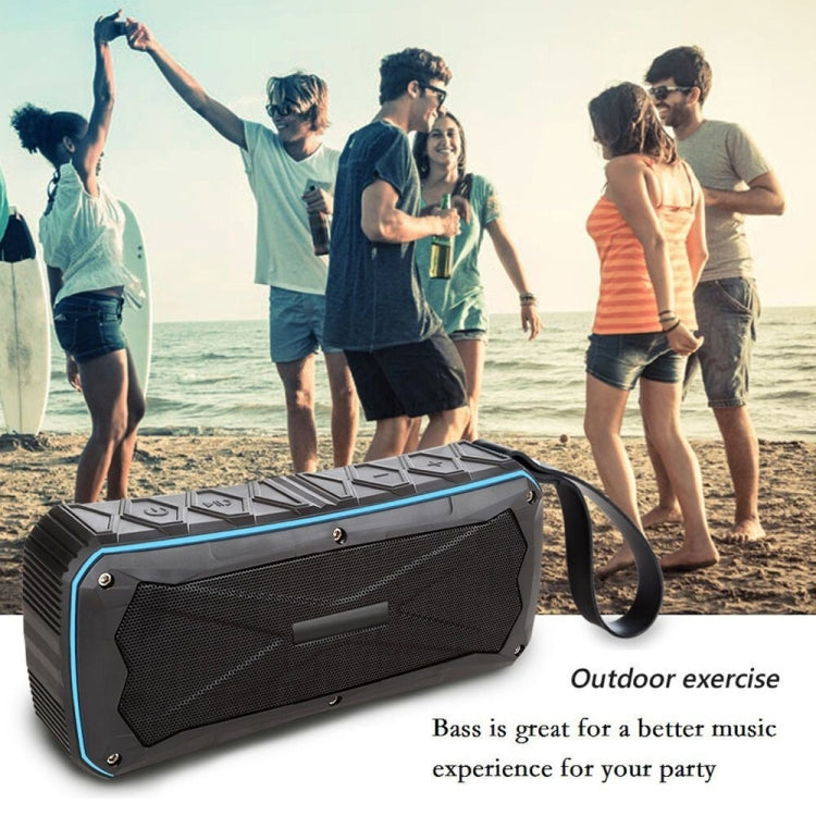 Altoparlante Bluetooth portatile Altoparlanti wireless stereo super bassi Supporto IP66 Impermeabile Ricarica di emergenza Vivavoce TF