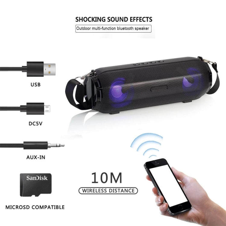 Altoparlante stereo portatile senza fili Bluetooth LZ33 Altoparlanti musicali vivavoce per computer con TF FM